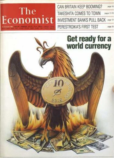 1988年エコノミスト表紙